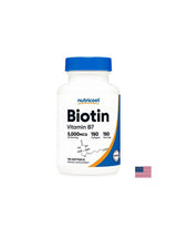 Lasje, koža in nohti - biotin, 5000 µg x 150 kapsul softgela