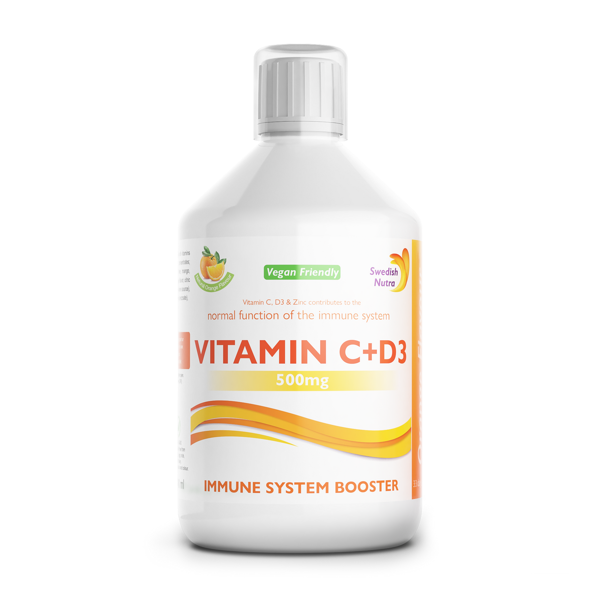 Vitamin C 500mg + D3 + cink - 500 ml