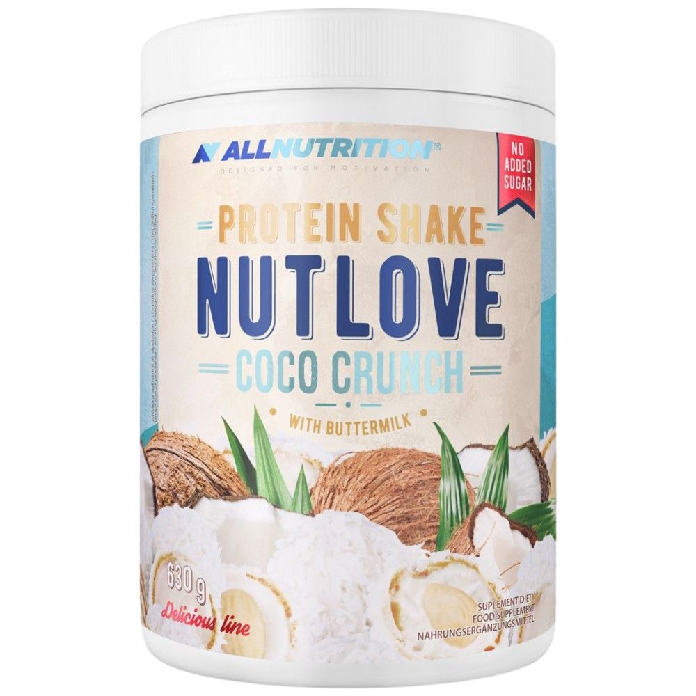 Nutlove protein Shake | Sirotkine beljakovine + kazein - 630 gramov