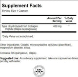 Hidrolizirane ribje kolagene tipa 1 60 kapsul