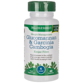 Glucomannan & Garcinia - 60 capsules - Nutra Best Europe