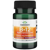 B-12 hidroksikobalamin 1000 mcg 60 žvečilne tablete