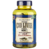 Olje jeter Cod 500mg | Z več vitamini - 180 gel kapsul