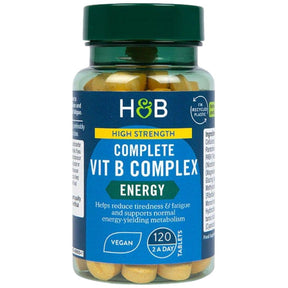 High Strength | Complete Vit B Complex - 120 Tablets - Nutra Best Europe