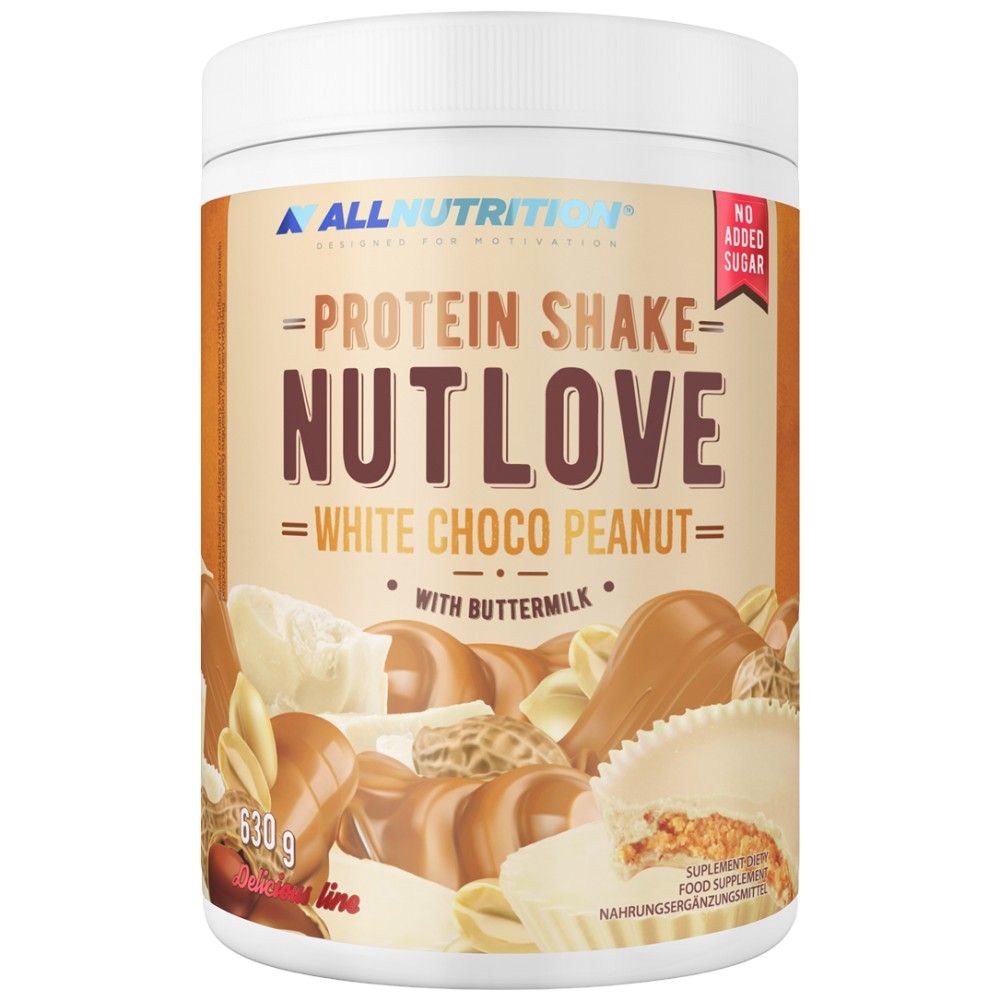 Nutlove protein Shake | Sirotkine beljakovine + kazein - 630 gramov