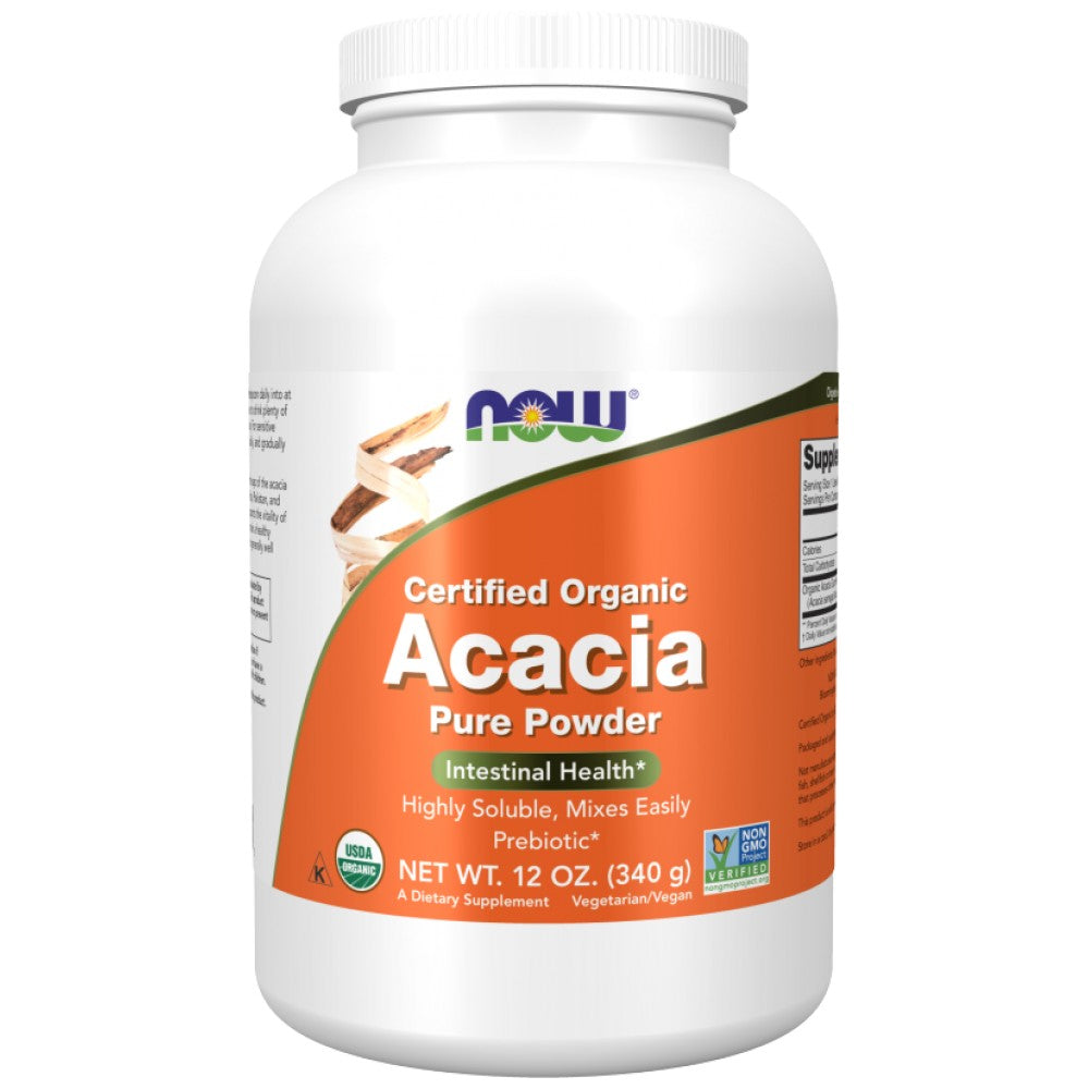 Čisti prah Acacia Fiber | Certificirani organski - 340 gramov