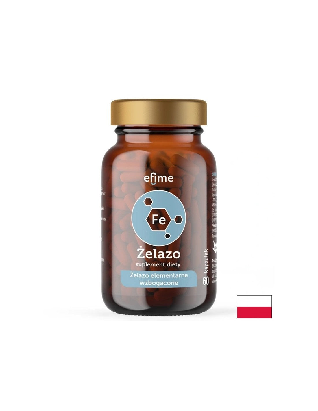 Anemija - železo + vitamin B6, B12, C, folna kislina, 60 kapsul