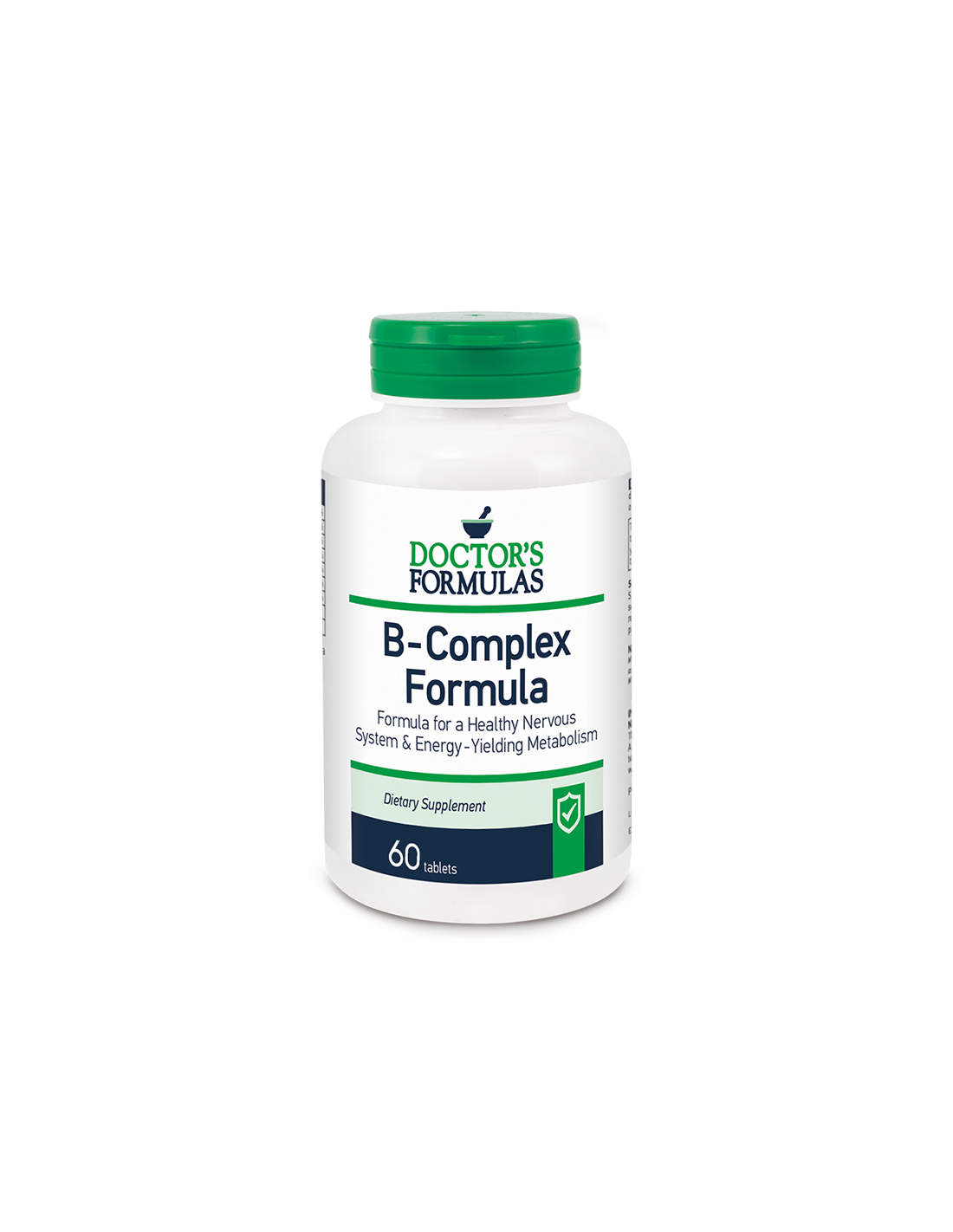 Formula vitamina B -kompleksa - energija, živčni sistem, 60 kapsul zdravniških formul