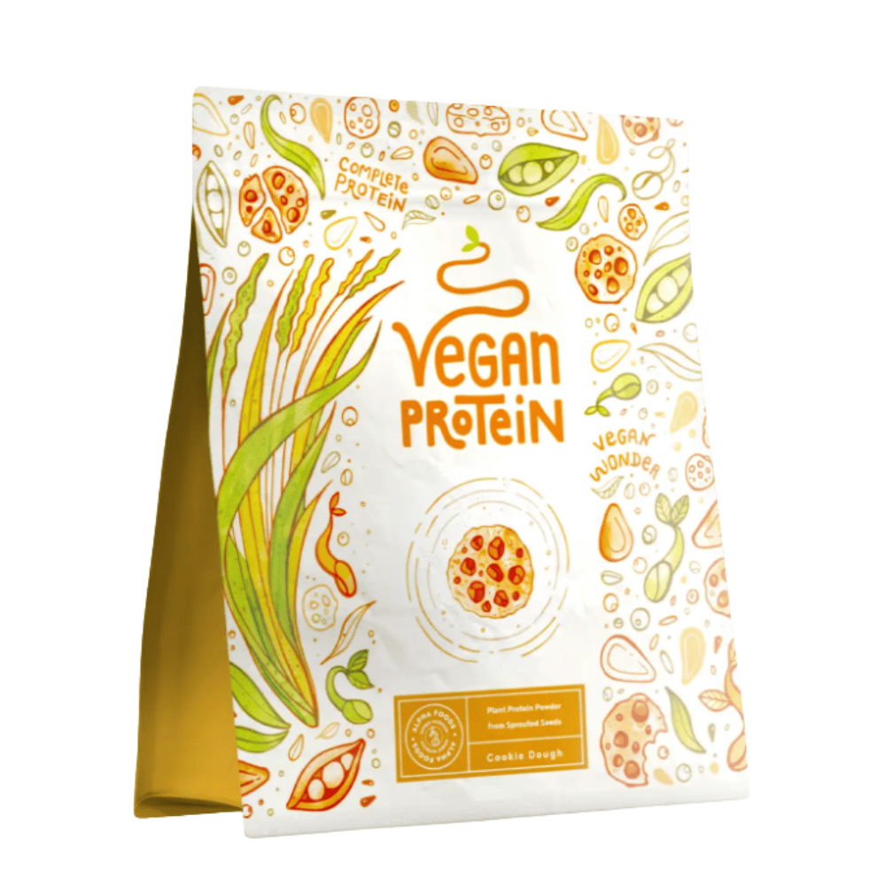 Veganski beljakovine - okus testa za piškote (600 g) avtorja Alpha Foods