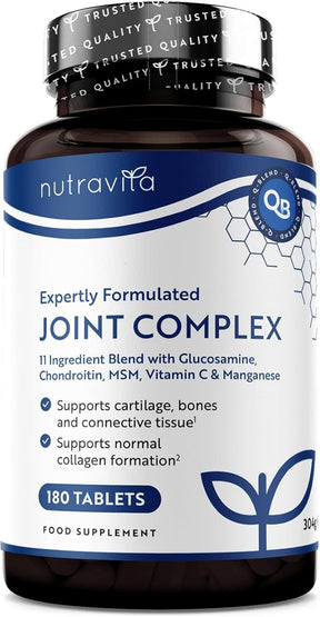 Joint Complex with Glucosamine, Chondroitin, MSM and Manganese – 180 tablets (6 months of intake) - Nutra Best Europe