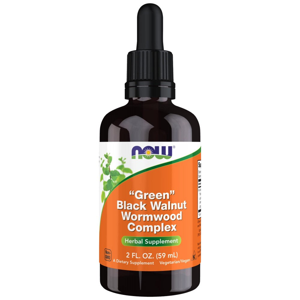 Sveži zeleni črni orehov kompleks Wormwood [59 ml, 37 odmerkov]