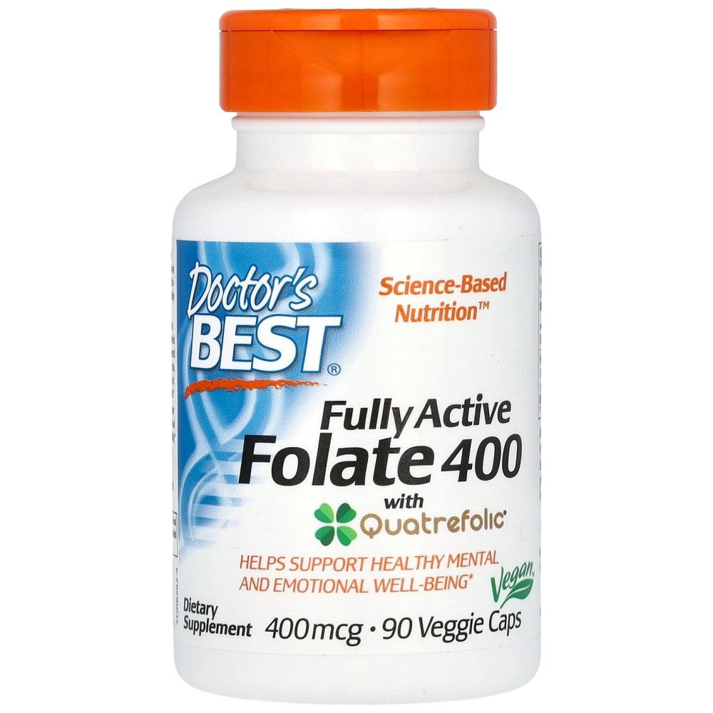Najboljši popolnoma aktivni folat 400 mcg - 90 kapsul