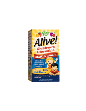 Alive! Children's Chewable Multi-Vitamin Tablets - 30 Chewable Tablets - Nutra Best Europe
