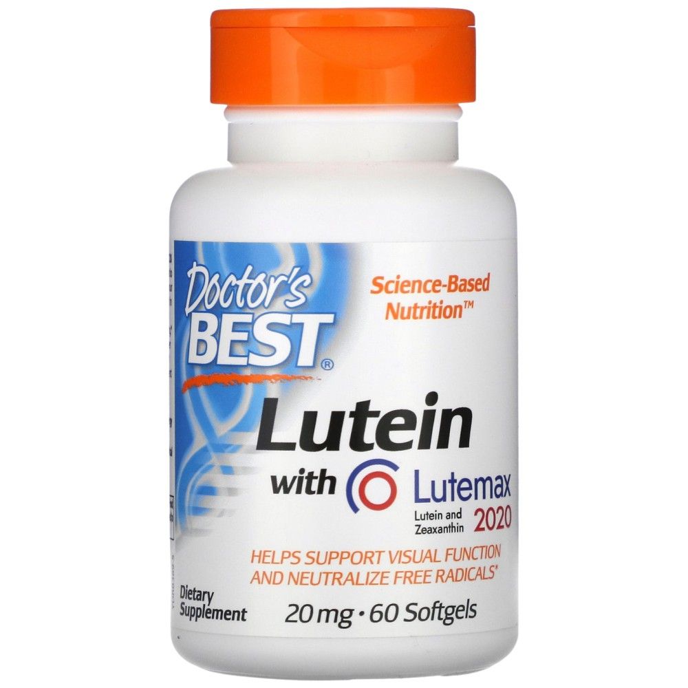 Najboljši lutein 20 mg - 60 softgelov