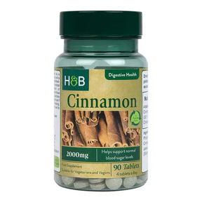 Cinnamon 500mg 90 tablets HOLLAND & BARRETT - Nutra Best Europe