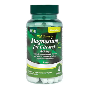 High Strength Magnesium Citrate 400 mg - 90 Tablets - Nutra Best Europe