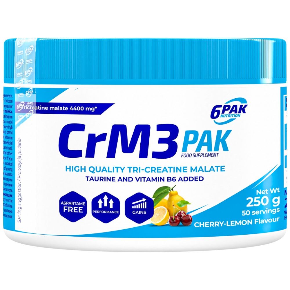 CRM3 PAK (Tri -Creatine Malate + Taurin) - 250 gramov