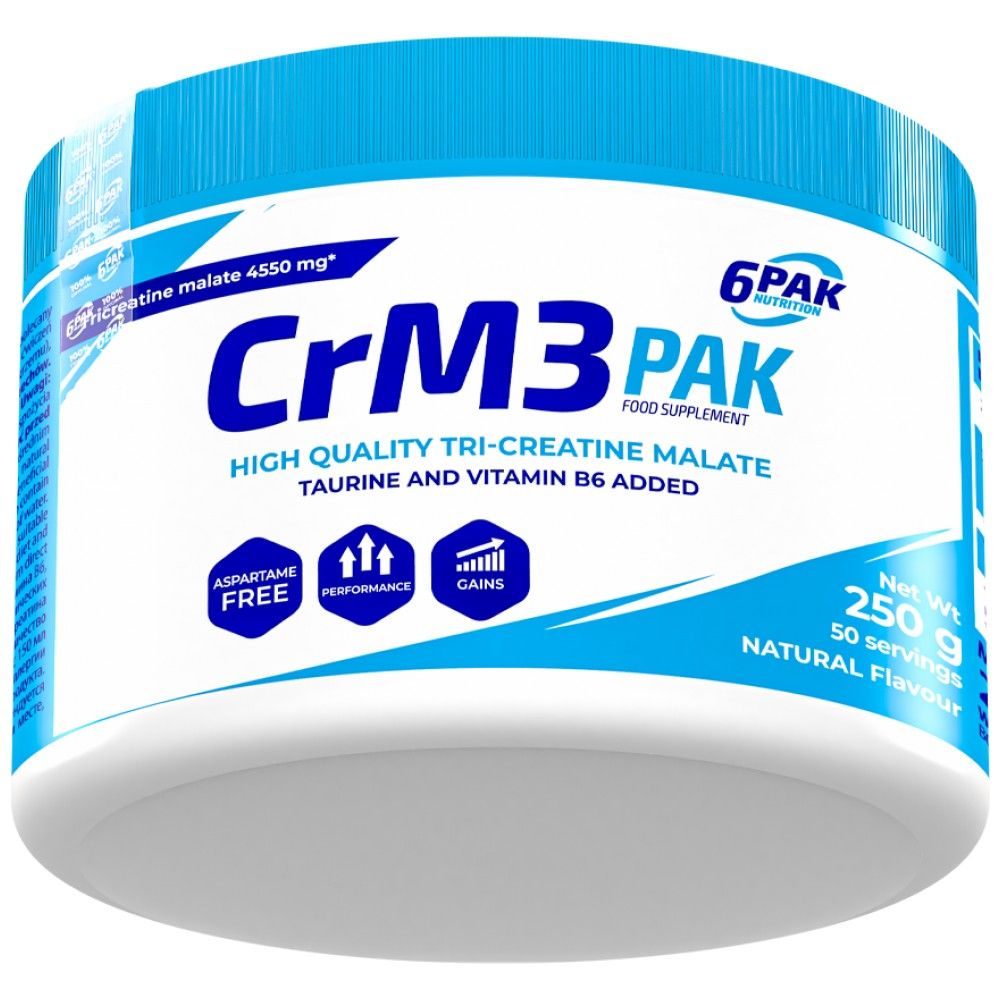CRM3 PAK (Tri -Creatine Malate + Taurin) - 250 gramov