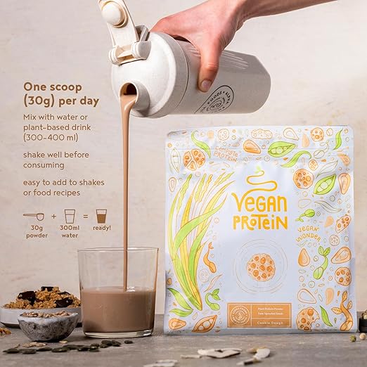 Veganski beljakovine - okus testa za piškote (600 g) avtorja Alpha Foods