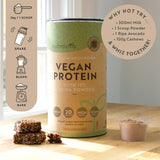 Veganske beljakovine + encimi - 750 g (čokolada) <tc>Nutravita</tc>