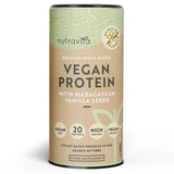 Veganske beljakovine + encimi - 750 g (vanilija) <tc>Nutravita</tc>