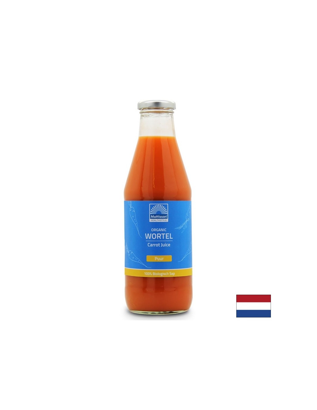 Organski korenčni sok - dober za oči, 750 ml