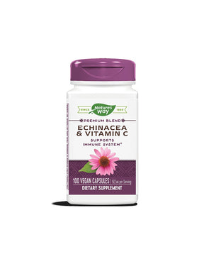 Echinacea & Vitamin C/ Echinacea & Vitamin C x 100 capsules Nature's Way - Nutra Best Europe