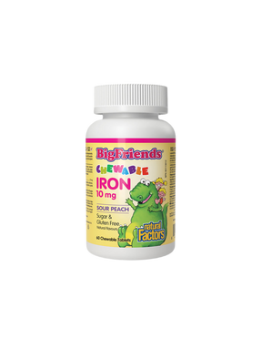 Big Friends® Chewable Iron 10 mg - 60 Chewable Tablets - Nutra Best Europe