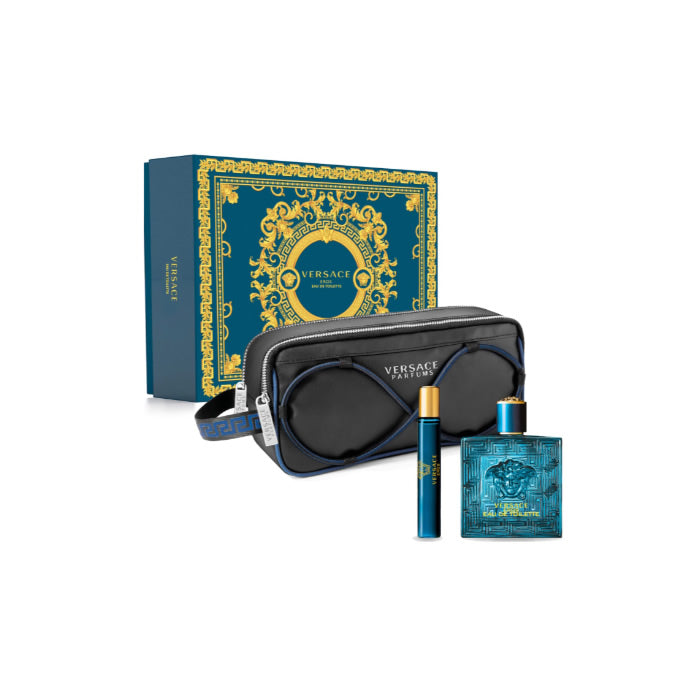 <tc>VERSACE</tc> Eros Pour Homme Eau De Toilette Spray 100 ml set 3 kosov
