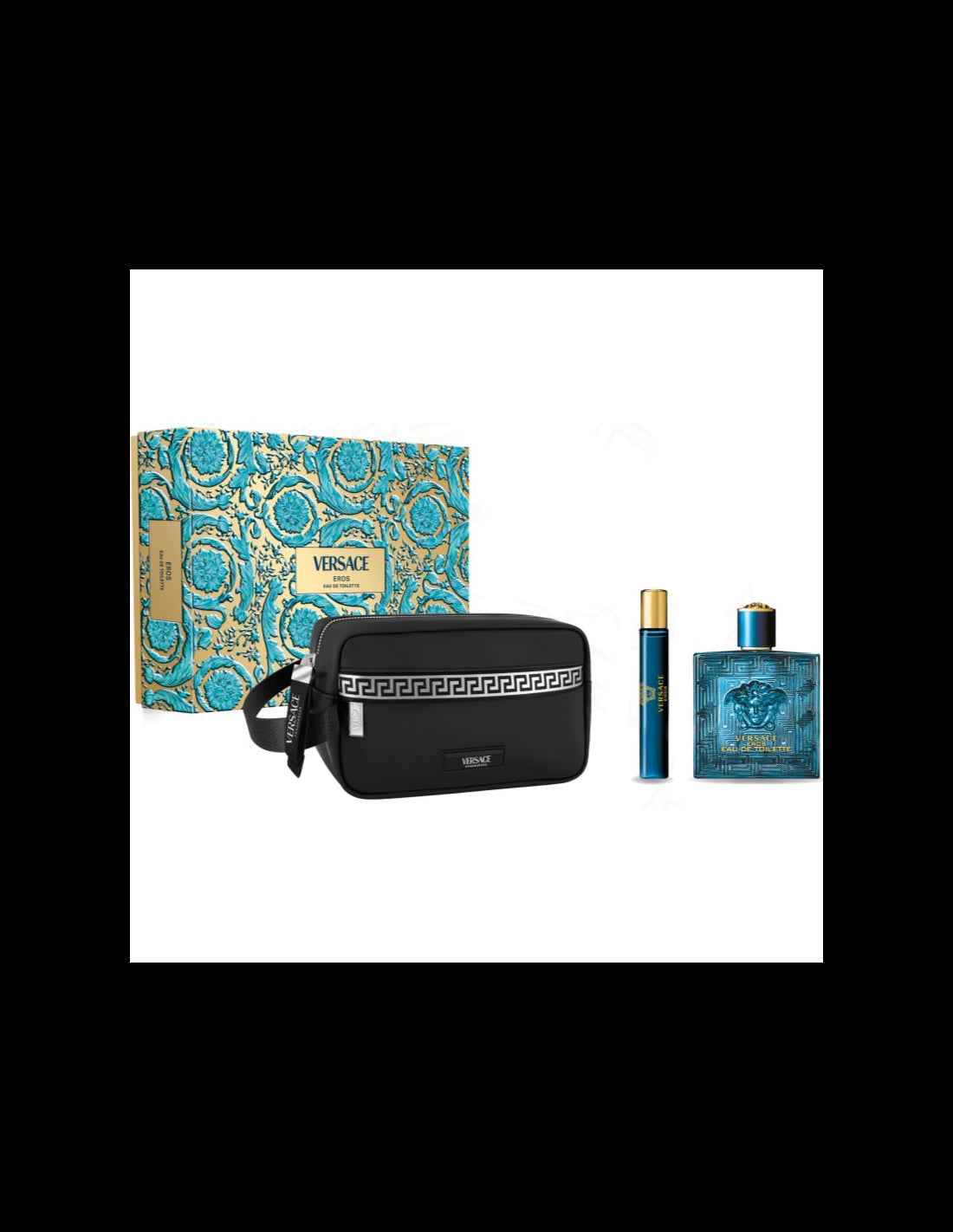 <tc>VERSACE</tc> Eros Eau De Toilette Spray 100 ml božični set 3 kosi