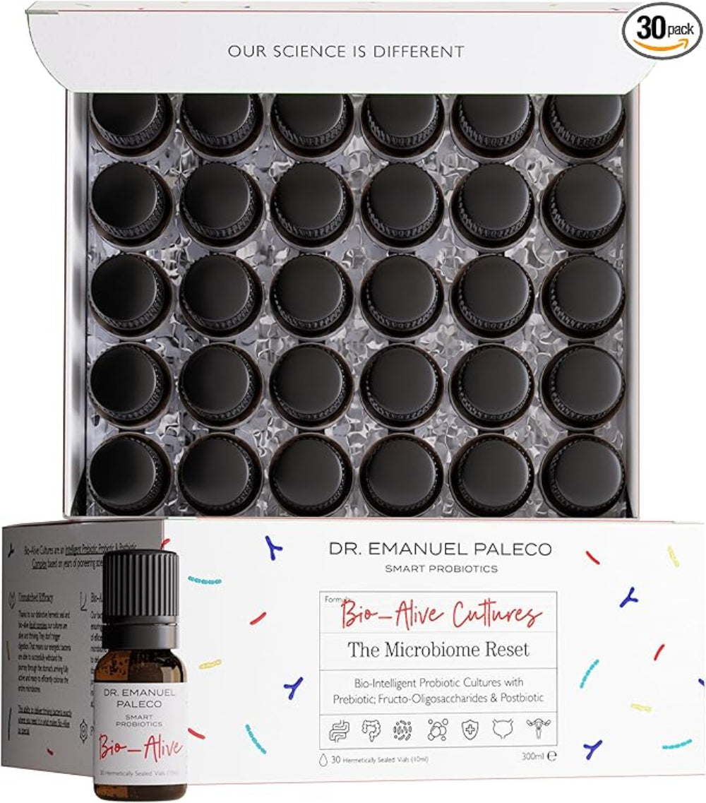 Tribiotični bio–<tc>Alive</tc>® 300 CFU (probiotik, prebiotik in postbiotik) 30 odmerkov