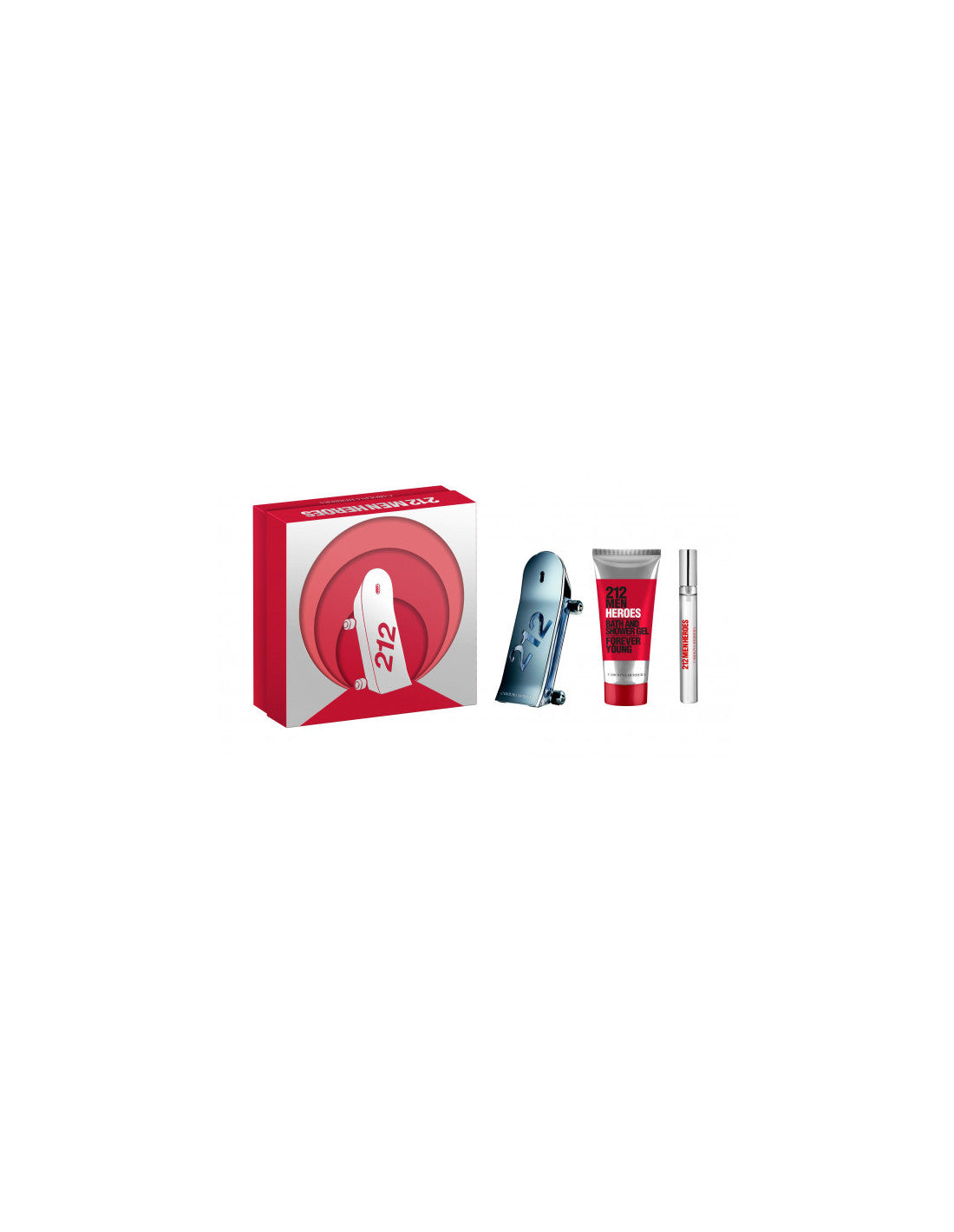 <tc>CAROLINA HERRERA</tc> Set 212 Heroes Men toaletna voda 90 ml toaletna voda 10 ml@