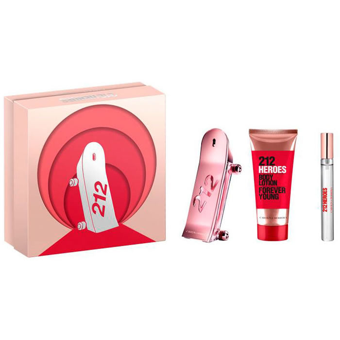 <tc>CAROLINA HERRERA</tc> 212 Heroes Eau De Perfume Spray 80 ml božični set