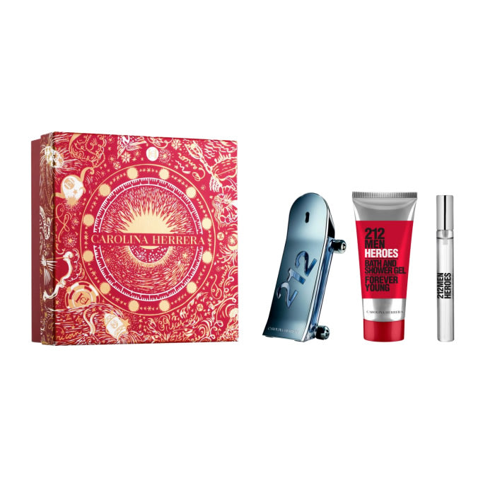 <tc>CAROLINA HERRERA</tc> 212 Heroes Eau De Toilette Spray 90 ml set 3 kosov