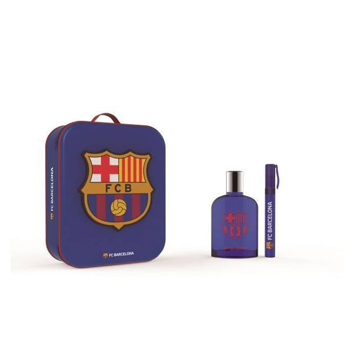 FC Barcelona Eau de toalete Spray 100ml Set 3 kose