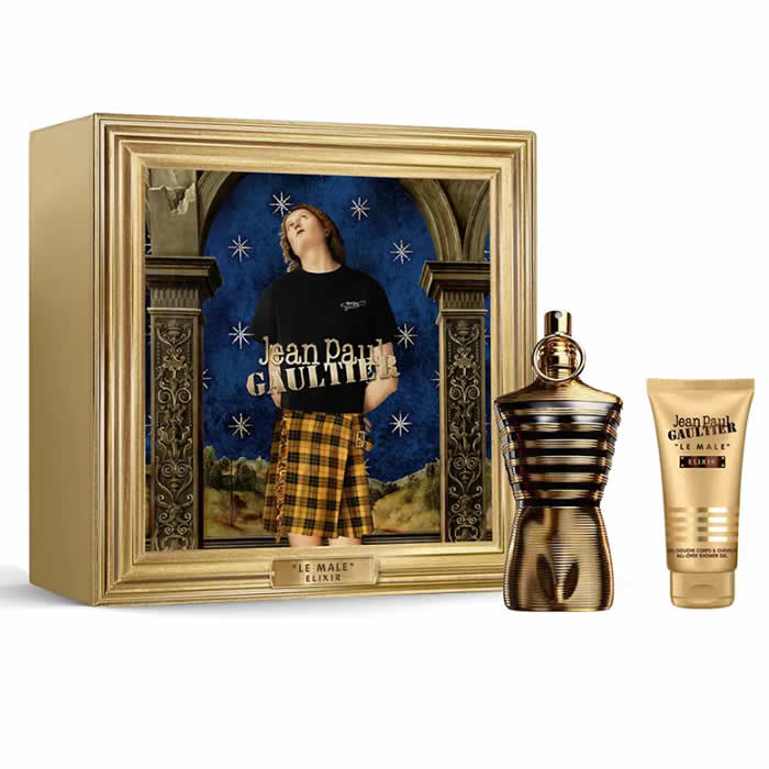 <tc>JEAN PAUL GAULTIER</tc> Le Male Elixir parfumska voda v spreju, 125 ml, set 2 kos