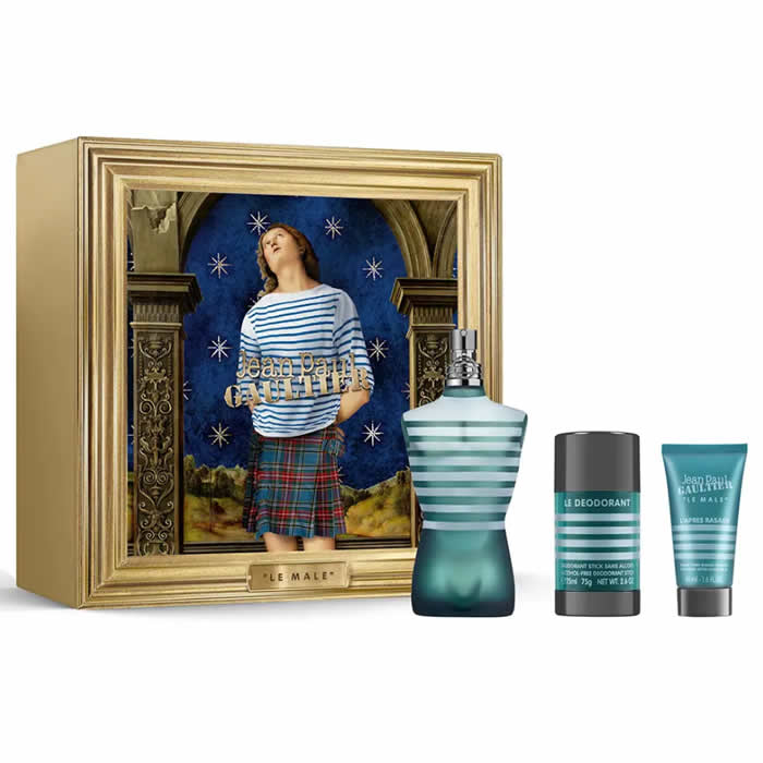 <tc>JEAN PAUL GAULTIER</tc> Le Male Eau De Toilette Spray 125 ml set 3 kosov