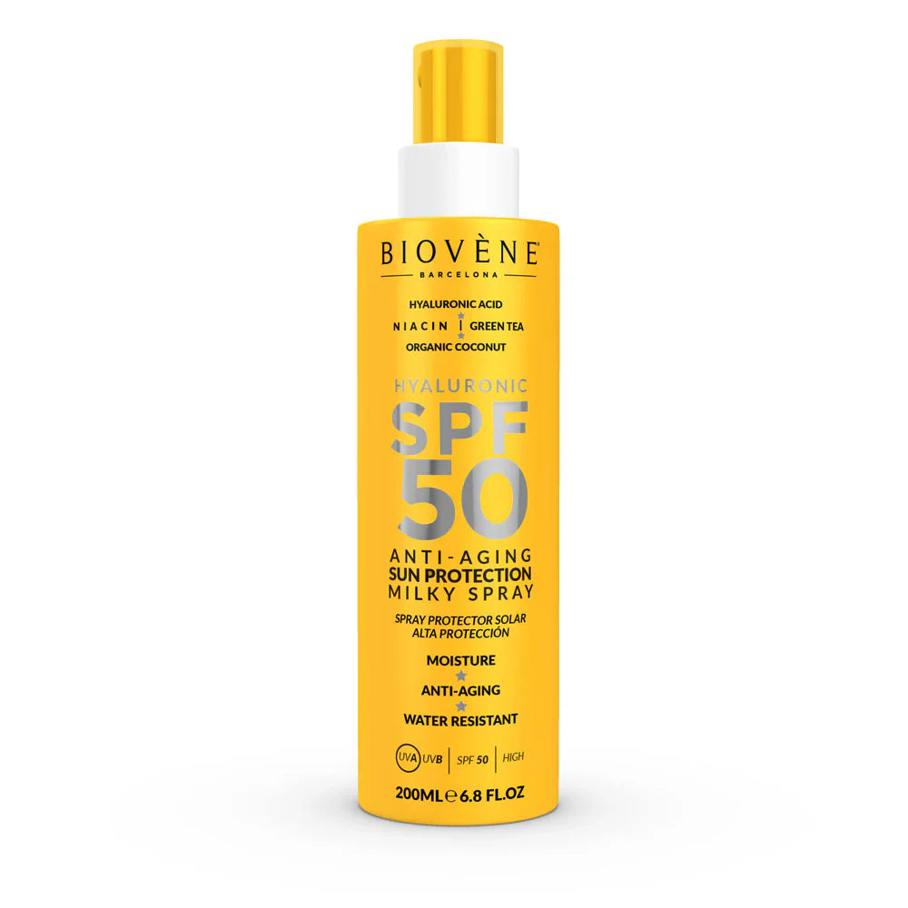 Sončna krema za obraz in telo SPF 50 z hialuronsko kislino proti staranju - 200 ml