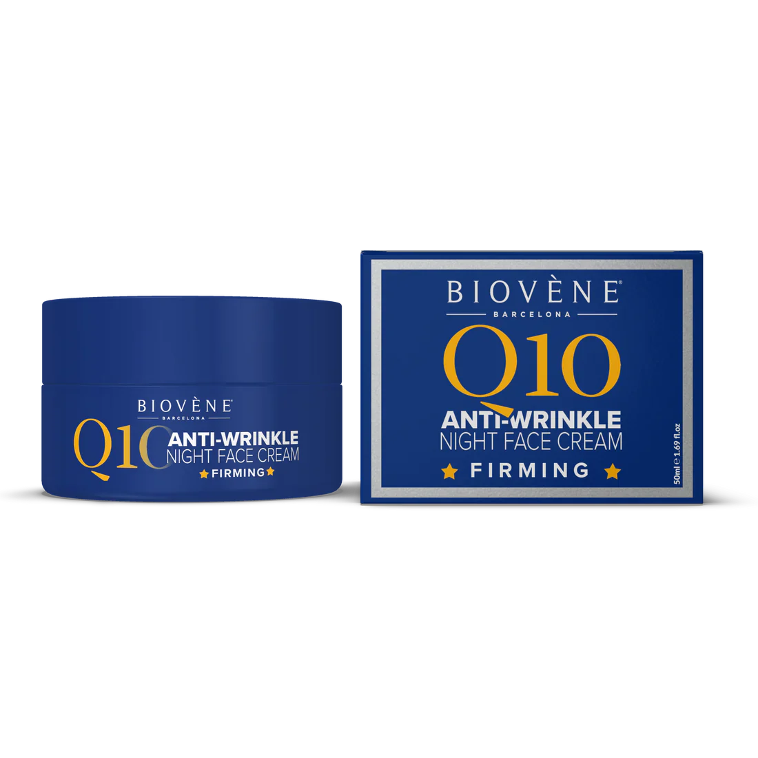 Nočna krema z Q10 za obnovo in glajenje - 50 ml
