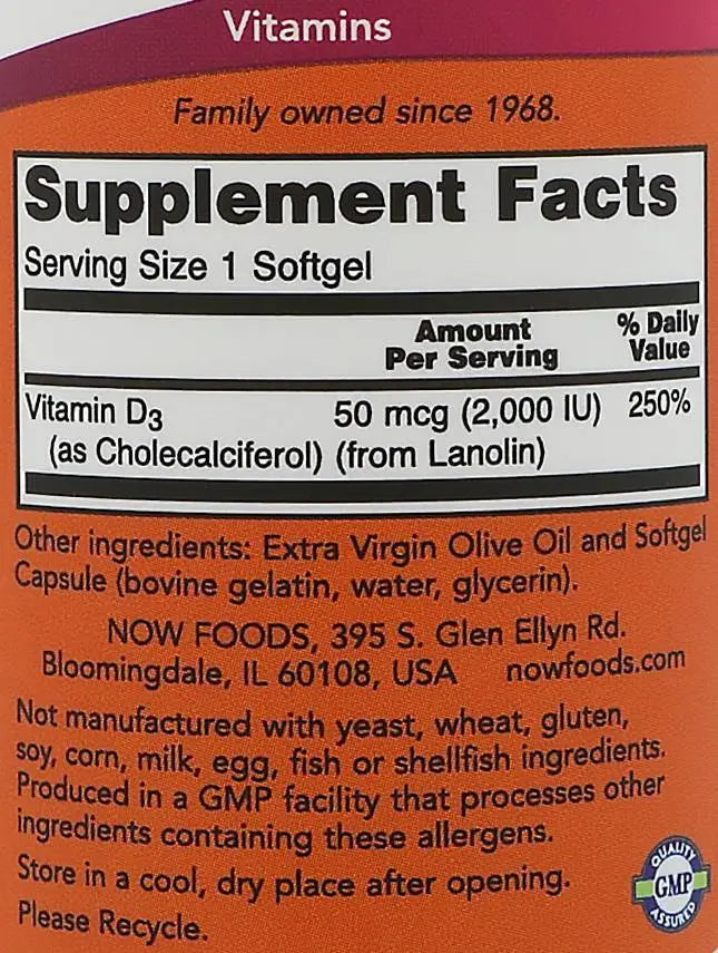 Zdaj vitamin D3 / 2000 iu / 240 gel kapsul