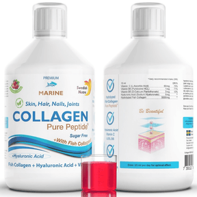 Fish Collagen 5,000 mg with hyaluronic acid 5 mg - 500 ml - Nutra Best Europe