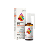 Nega kosti in močna imunost - Vitamin D3 za otroke in odrasle, Pršilo za usta, 50 ml <tc>Aura Herbals</tc>