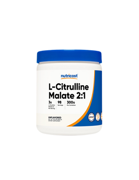 Muscle mass - L-Citrulline (malate) L-Citrulline, 300 g Nutricost - Nutra Best Europe