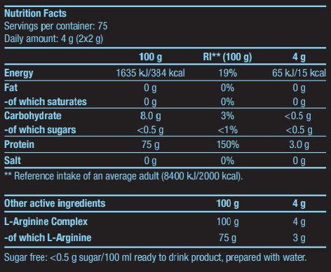 L-arginin / 300g.