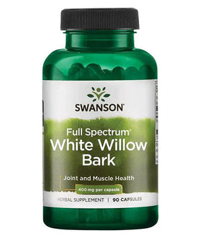 Full Spectrum White Willow Bark 400 mg / 90 Caps - 0 - Nutra Best Europe