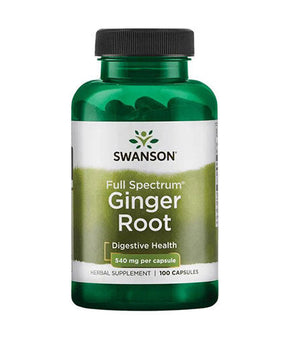 Ginger Root 540 mg - 100 capsules - Nutra Best Europe