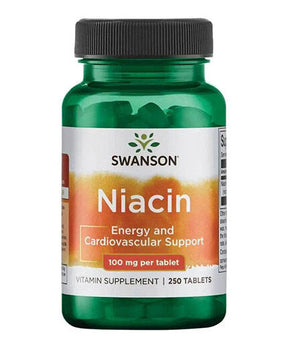 Niacin 100 mg - 250 Tablets - Nutra Best Europe