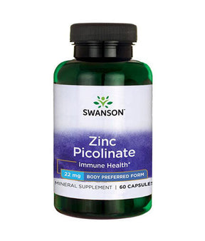 Zinc Picolinate Body Preferred Form 22mg. / 60 Caps. - 0 - Nutra Best Europe