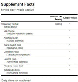 Jetrna tona jetra Detox formula 300 mg - 120 kapsul