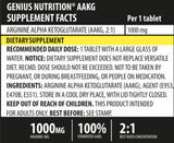 Aakg 1000 mg 180 tablet